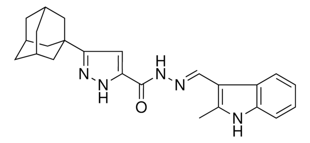 3-(1-ADAMANTYL)-N'-((2-ME-1H-INDOL-3-YL)METHYLENE)-1H-PYRAZOLE-5-CARBOHYDRAZIDE AldrichCPR
