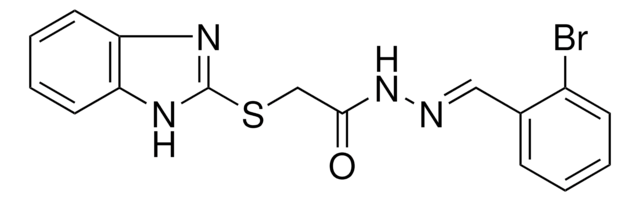 2-(1H-BENZOIMIDAZOL-2-YLSULFANYL)-ACETIC ACID (2-BROMO-BENZYLIDENE)-HYDRAZIDE AldrichCPR