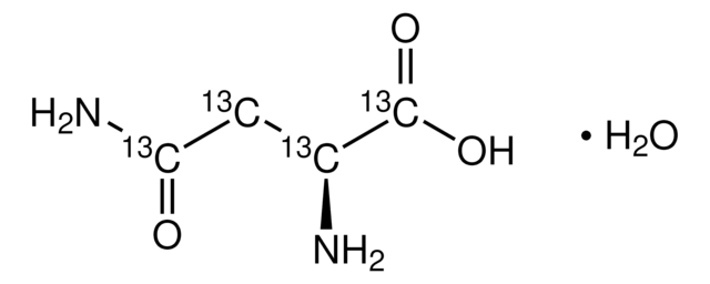 L-Asparagine-13C4 monohydrate 98 atom % 13C, 95% (CP)