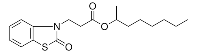 3-(2-OXO-BENZOTHIAZOL-3-YL)-PROPIONIC ACID 1-METHYL-HEPTYL ESTER AldrichCPR