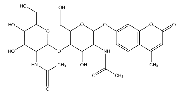 4-Methylumbelliferyl &#946;-D-N,N&#8242;-diacetylchitobioside hydrate &#8805;98% (TLC)