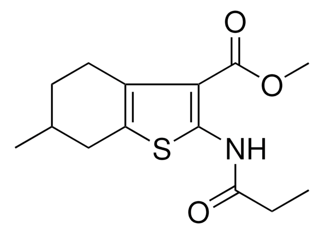 ME 6-METHYL-2-(PROPIONYLAMINO)-4,5,6,7-TETRAHYDRO-1-BENZOTHIOPHENE-3-CARBOXYLATE AldrichCPR