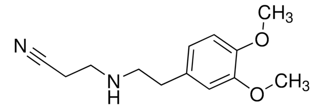 3-{[2-(3,4-Dimethoxyphenyl)ethyl]amino}propanenitrile AldrichCPR