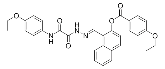 1-(2-((4-ETHOXYANILINO)(OXO)ACETYL)CARBOHYDRAZONOYL)-2-NAPHTHYL 4-ETHOXYBENZOATE AldrichCPR