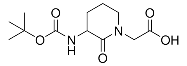 {3-[(tert-Butoxycarbonyl)amino]-2-oxo-1-piperidinyl}acetic acid AldrichCPR