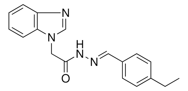2-BENZOIMIDAZOL-1-YL-ACETIC ACID (4-ETHYL-BENZYLIDENE)-HYDRAZIDE AldrichCPR