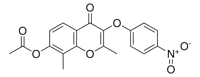 2,8-DIMETHYL-3-(4-NITROPHENOXY)-4-OXO-4H-CHROMEN-7-YL ACETATE AldrichCPR