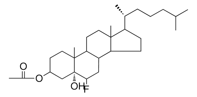 6-BETA-FLUORO-5-HYDROXY-5-ALPHA-CHOLESTAN-3-BETA-YL ACETATE AldrichCPR