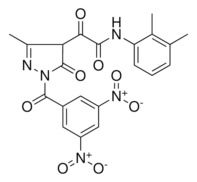 N-(2,3-DIMETHYLPHENYL)-2-[1-(3,5-DINITROBENZOYL)-3-METHYL-5-OXO-4,5-DIHYDRO-1H-PYRAZOL-4-YL]-2-OXOACETAMIDE AldrichCPR