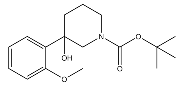 tert-Butyl 3-hydroxy-3-(2-methoxyphenyl)piperidine-1-carboxylate AldrichCPR
