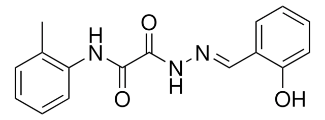 2-(2-(2-HYDROXYBENZYLIDENE)HYDRAZINO)-N-(2-METHYLPHENYL)-2-OXOACETAMIDE AldrichCPR