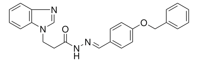 3-(1H-BENZIMIDAZOL-1-YL)-N'-(4-(BENZYLOXY)BENZYLIDENE)PROPANOHYDRAZIDE AldrichCPR
