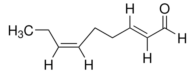 trans-2,cis-6-Nonadienal mixture of isomers, &#8805;96%, stabilized, FCC, FG