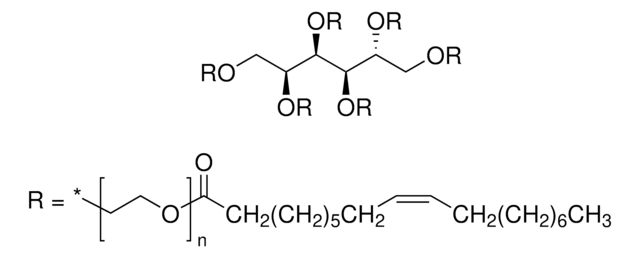 Poly(ethylene glycol) sorbitol hexaoleate