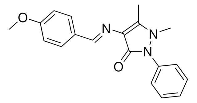 2,3-DIMETHYL-4-(4-METHOXYBENZYLIDENEAMINO)-1-PHENYL-3-PYRAZOLIN-5-ONE AldrichCPR