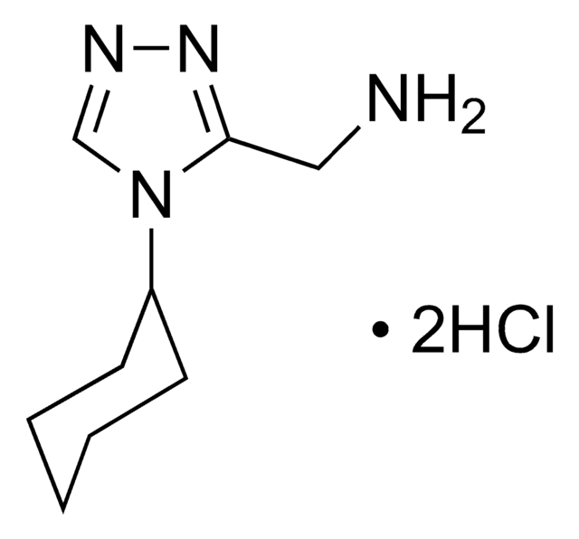 1-(4-Cyclohexyl-4H-1,2,4-triazol-3-yl)methanamine dihydrochloride AldrichCPR