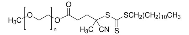聚（乙二醇）甲醚(4-氰基-4-戊酸十二烷基三硫代碳酸) average Mn 2,400