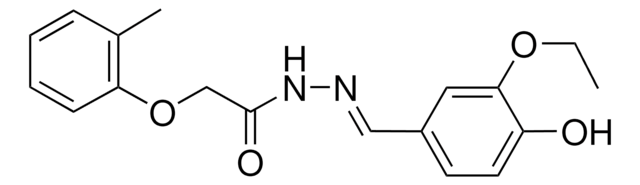N'-(3-ETHOXY-4-HYDROXYBENZYLIDENE)-2-(2-METHYLPHENOXY)ACETOHYDRAZIDE AldrichCPR