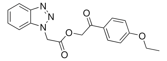 2-(4-ETHOXYPHENYL)-2-OXOETHYL 1H-1,2,3-BENZOTRIAZOL-1-YLACETATE AldrichCPR