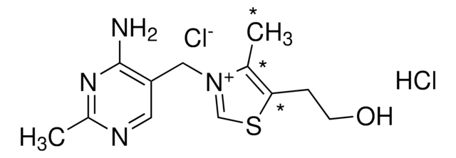 盐酸硫胺素（维生素B1）标准液 CRM 溶液 1.0&#160;mg/mL in methanol (as free base), ampule of 1&#160;mL, certified reference material, Cerilliant&#174;
