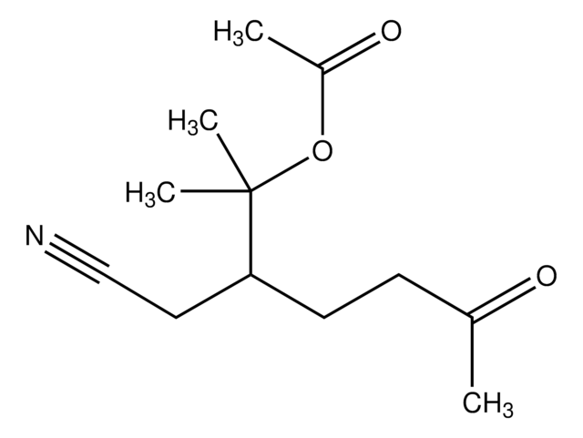 3-(Cyanomethyl)-2-methyl-6-oxoheptan-2-yl acetate