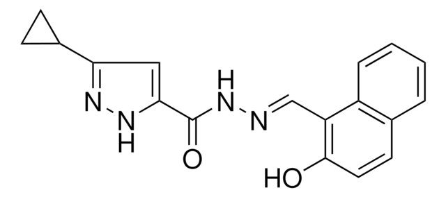 3-CYCLOPROPYL-N'-[(E)-(2-HYDROXY-1-NAPHTHYL)METHYLIDENE]-1H-PYRAZOLE-5-CARBOHYDRAZIDE AldrichCPR