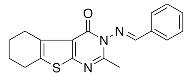 3(BENZYLIDENEAMINO)2-ME-5,6,7,8-TETRAHYDRO(1)BENZOTHIENO(23-D)PYRIMIDIN-4(3H)ONE AldrichCPR