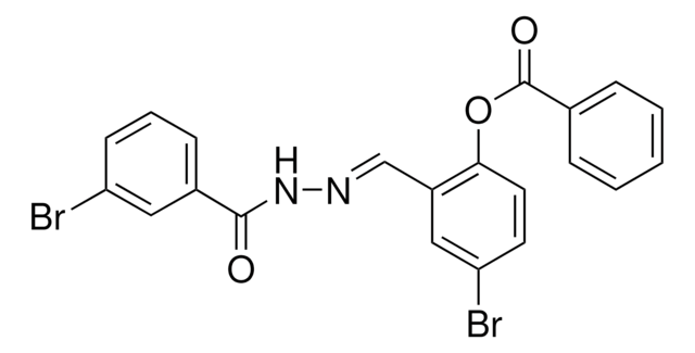 4-BROMO-2-(2-(3-BROMOBENZOYL)CARBOHYDRAZONOYL)PHENYL BENZOATE AldrichCPR
