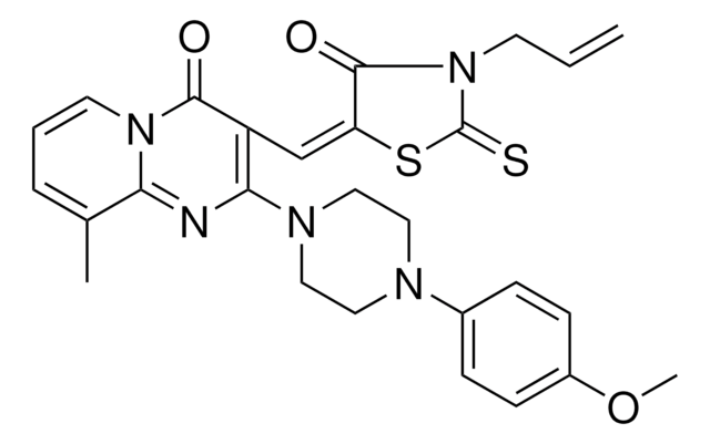 3-[(E)-(3-ALLYL-4-OXO-2-THIOXO-1,3-THIAZOLIDIN-5-YLIDENE)METHYL]-2-[4-(4-METHOXYPHENYL)-1-PIPERAZINYL]-9-METHYL-4H-PYRIDO[1,2-A]PYRIMIDIN-4-ONE AldrichCPR