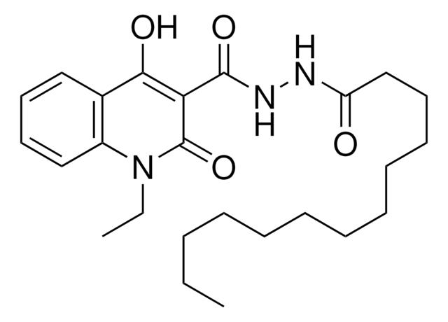 1-ET-4-HO-2-OXO-1,2-DIHYDRO-QUINOLINE-3-CARBOXYLIC ACID N'-TRIDECANOYL-HYDRAZIDE AldrichCPR