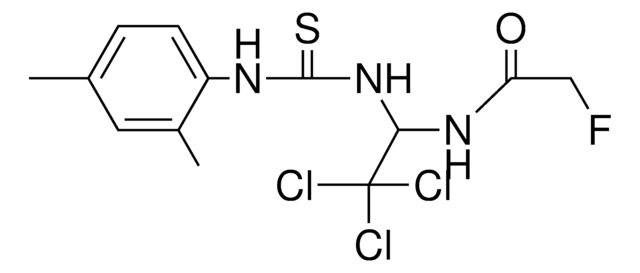 2-F-N-(2,2,2-TRICHLORO-1-(3-(2,4-DIMETHYL-PHENYL)-THIOUREIDO)-ETHYL)-ACETAMIDE AldrichCPR