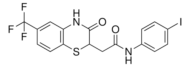 N-(4-I-PH)-2-(3-OXO-6-(TRI-F-ME)-3,4-DIHYDRO-2H-1,4-BENZOTHIAZIN-2-YL)ACETAMIDE AldrichCPR