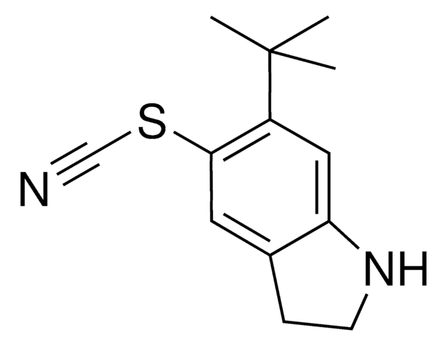 6-tert-Butyl-2,3-dihydro-1H-indol-5-yl thiocyanate AldrichCPR
