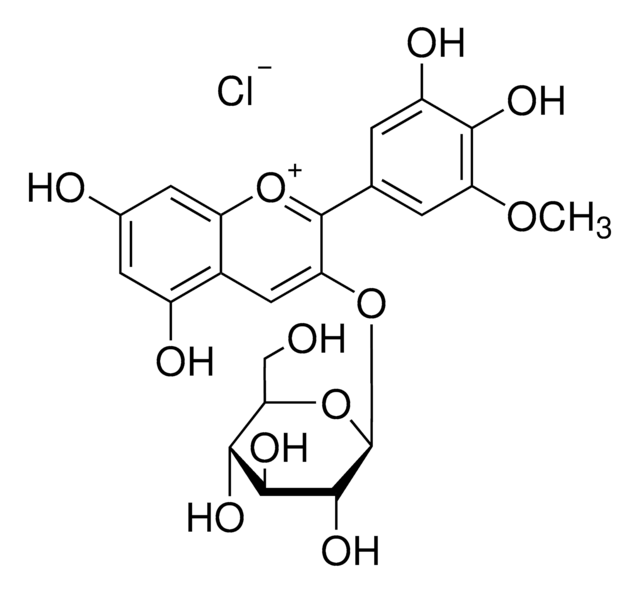 矮牵牛素3-O-&#946;-D-葡萄糖苷氯化物 analytical standard