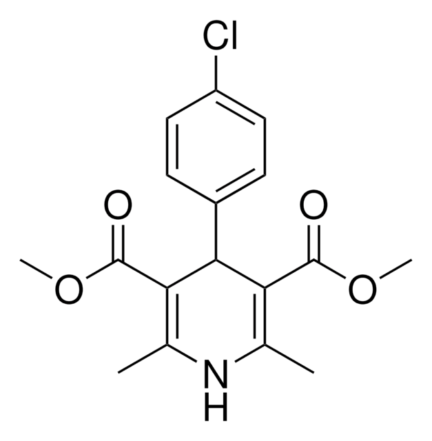 4-(4-CL-PH)-2,6-DIMETHYL-1,4-2H-PYRIDINE-3,5-DICARBOXYLIC ACID DIMETHYL ESTER AldrichCPR