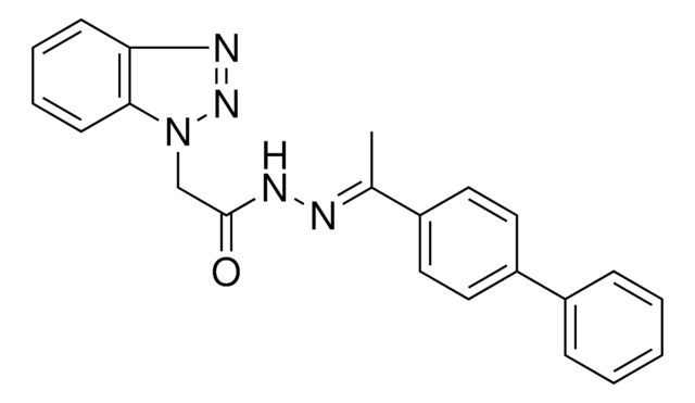 2(1H-1,2,3-BENZOTRIAZOL-1-YL)N'-(1-(1,1'-BIPHENYL)-4-YLETHYLIDENE)ACETOHYDRAZIDE AldrichCPR