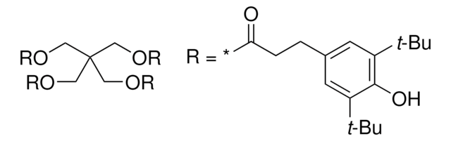 季戊四醇四（3,5-二- 叔 -丁基-4-羟基氢化肉桂酸酯） Pharmaceutical Secondary Standard; Certified Reference Material