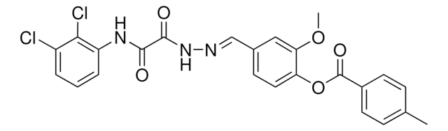 4-((E)-{[(2,3-DICHLOROANILINO)(OXO)ACETYL]HYDRAZONO}METHYL)-2-METHOXYPHENYL 4-METHYLBENZOATE AldrichCPR