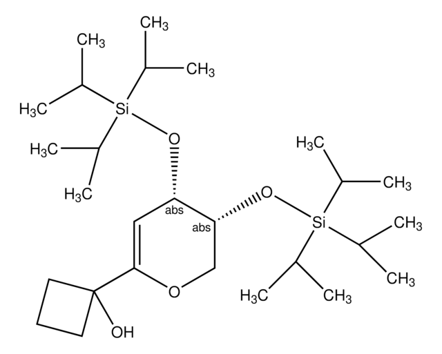 1,5-ANHYDRO-2-DEOXY-1-(1-HYDROXYCYCLOBUTYL)-3,4-BIS-O-(TRIISOPROPYLSILYL)-D-ERYTHRO-PENT-1-ENITOL AldrichCPR