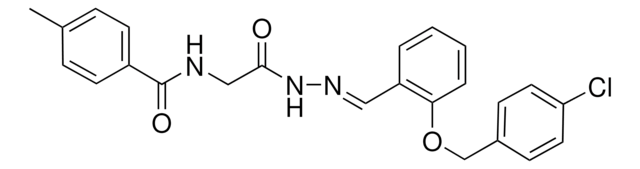 N-(2-(2-(2-((4-CL-BENZYL)OXY)BENZYLIDENE)HYDRAZINO)-2-OXOETHYL)-4-ME-BENZAMIDE AldrichCPR