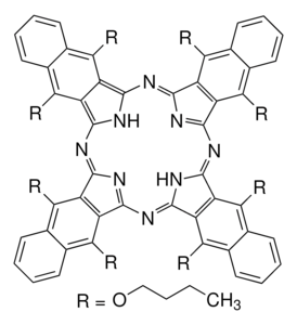 5,9,14,18,23,27,32,36-八丁氧基-2,3-萘酞菁 Dye content 95 %