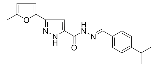 N'-(4-ISOPROPYLBENZYLIDENE)-3-(5-METHYL-2-FURYL)-1H-PYRAZOLE-5-CARBOHYDRAZIDE AldrichCPR