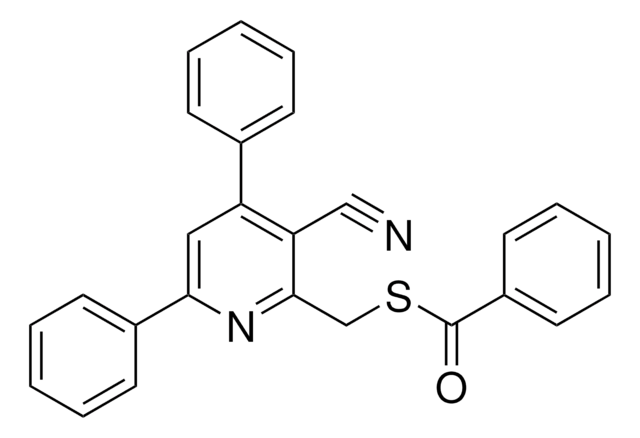 S-((3-CYANO-4,6-DIPHENYL-2-PYRIDINYL)METHYL) BENZENECARBOTHIOATE AldrichCPR