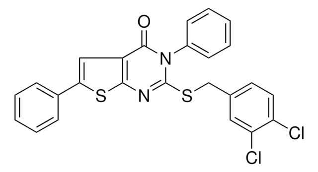 2-((3,4-DICHLOROBENZYL)THIO)-3,6-DIPHENYLTHIENO(2,3-D)PYRIMIDIN-4(3H)-ONE AldrichCPR