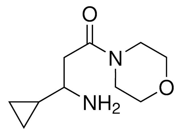 3-Amino-3-cyclopropyl-1-morpholinopropan-1-one AldrichCPR