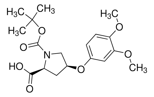 (2S,4S)-1-(tert-Butoxycarbonyl)-4-(3,4-dimethoxyphenoxy)-2-pyrrolidinecarboxylic acid AldrichCPR