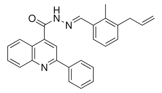 2-PHENYL-QUINOLINE-4-CARBOXYLIC ACID (3-ALLYL-2-METHYL-BENZYLIDENE)-HYDRAZIDE AldrichCPR