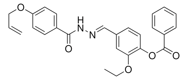 4-(2-(4-(ALLYLOXY)BENZOYL)CARBOHYDRAZONOYL)-2-ETHOXYPHENYL BENZOATE AldrichCPR