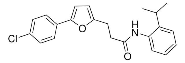 3-(5-(4-CHLOROPHENYL)-2-FURYL)-N-(2-ISOPROPYLPHENYL)PROPANAMIDE AldrichCPR