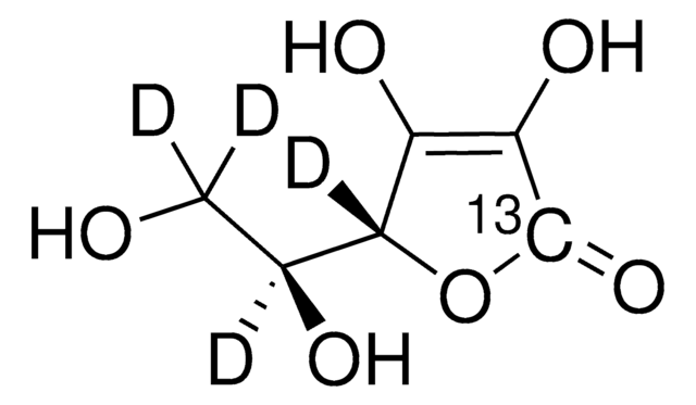 L-Ascorbic Acid-1-13C,4,5,6,6-d4 &#8805;97 atom % D, &#8805;99 atom % 13C, &#8805;97% (CP)